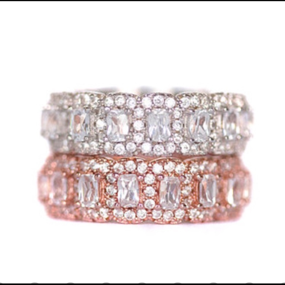 ✨ Rose Gold & Cushion Cut Diamond Eternity Band ✨